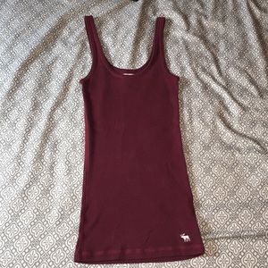 Abercrombie Maroon tank (kids)